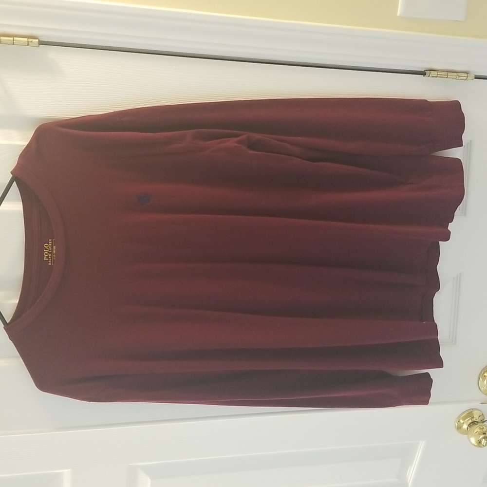 Polo by Ralph Lauren Long Sleeve Crew size L Burgendy